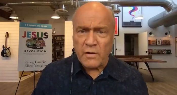 Pastor Greg Laurie in an interview published on Facebook on October 14, 2018.