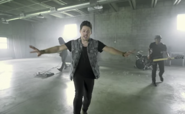 Singer Austin French in music video 'Born Again'