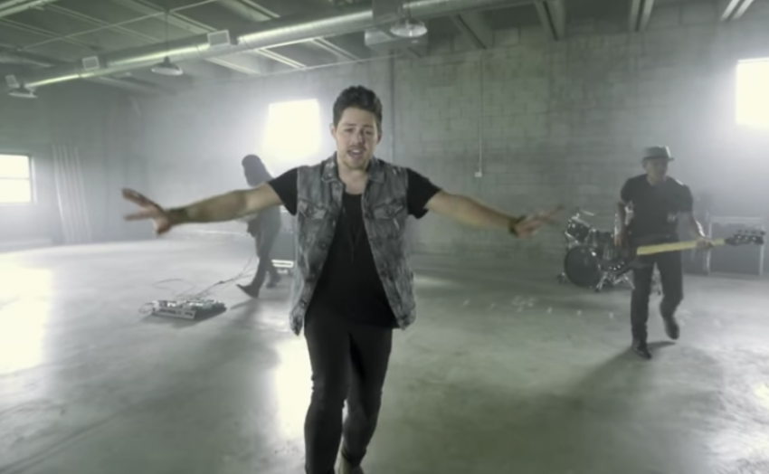 Singer Austin French in music video "Born Again"