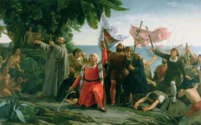 Columbus landing in New World