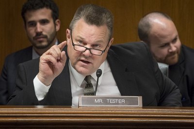 Sen. Jon Tester, D-Mont., calls on U.S. Secretary of Agriculture Sonny Perdue to use his position to influence the budget changes to make a better impact for farmers and ranchers, not only in his state, but around the country during the U.S. Senate Appropriations Committee's Subcommittee on Agriculture, Rural Development, Food and Drug Administration, and Related Agencies regarding the proposed U.S. Department of Agriculture (USDA) Fiscal Year 2018 budget June 13, 2017.