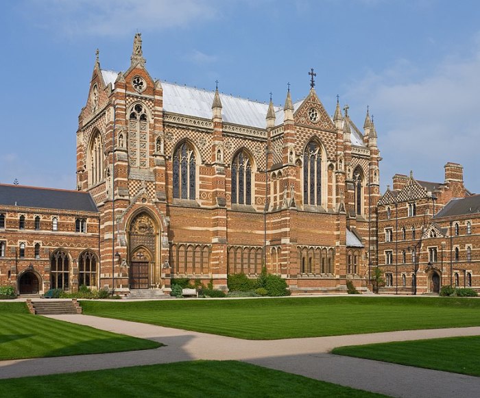 Keble College Chapel, University of Oxford.