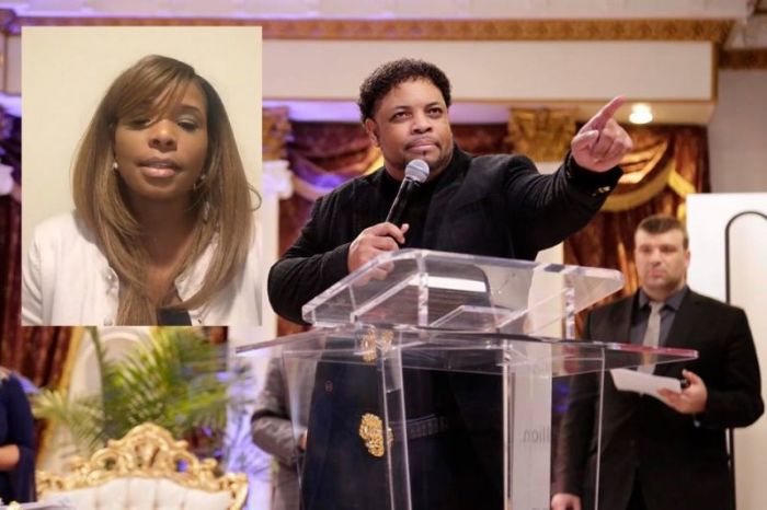 Controversial Pastor David E. Taylor of Joshua Media Ministries International in Florissant, Mo., and his ex-wife Tabitha Taylor (inset).