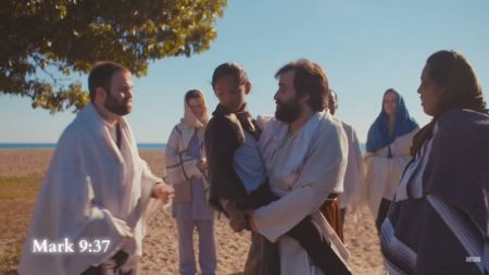 Scene from "GOP Jesus" video, published online on November 3, 2018.