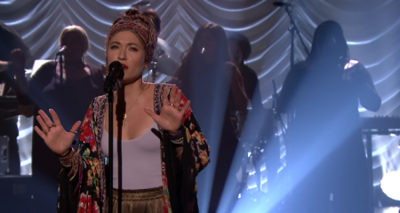 Lauren Daigle performs on "The Tonight Show Starring Jimmy Fallon," Nov 7, 2018.