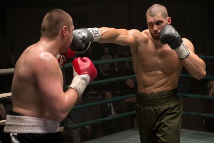 'Creed II' Scene with professional boxer and actor Florian Munteanu, 2018.