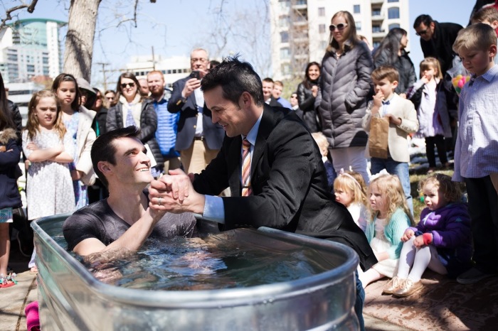 Baptism ceremony, May 31, 2016