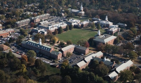 The campus of The Southern Baptist Theological Seminary, the flagship seminary for the Southern Baptist Convention, located in Louisville, Kentucky.