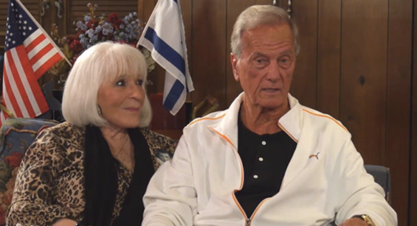 Shirley and Pat Boone during a 2016 interview.