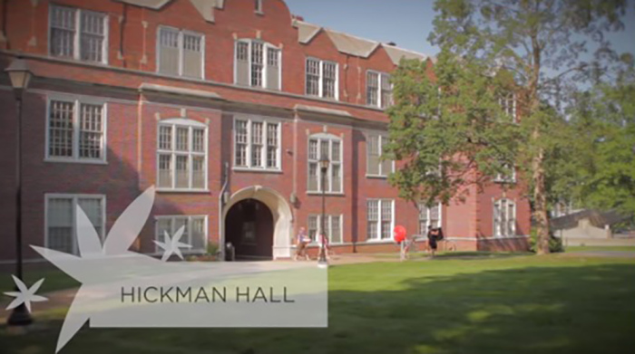 Hickman Hall at Stephens College in Columbia, Missouri.