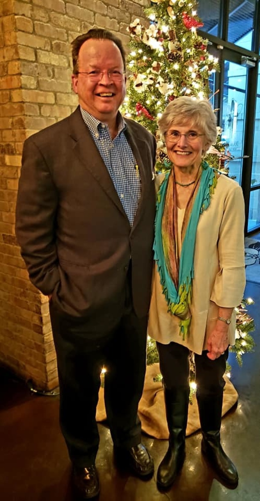 Samuel B. Casey and his wife, Jill.