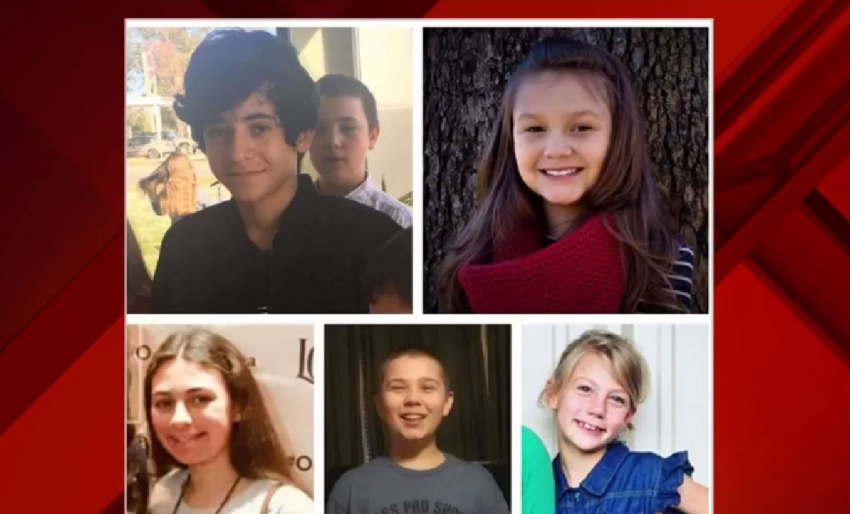 Young members of the Avoyelles House of Mercy in Marksville, Louisiana, who died onJanuary 3, 2019.