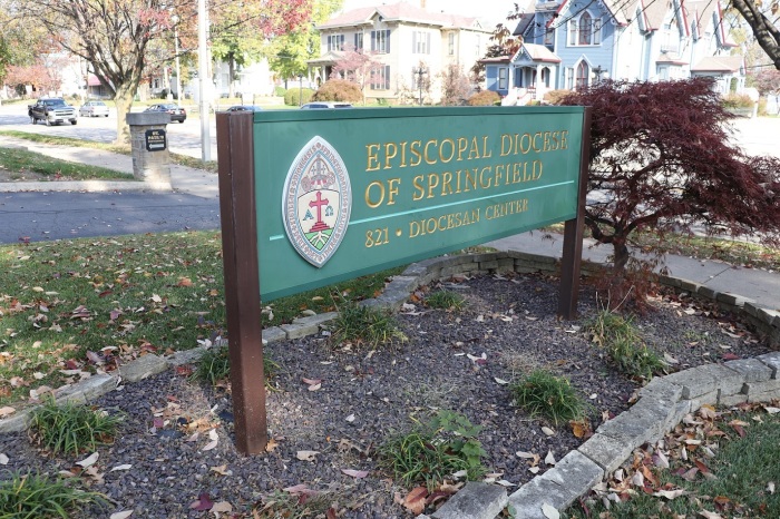 A sign for the Illinois-based Episcopal Diocese of Springfield. 