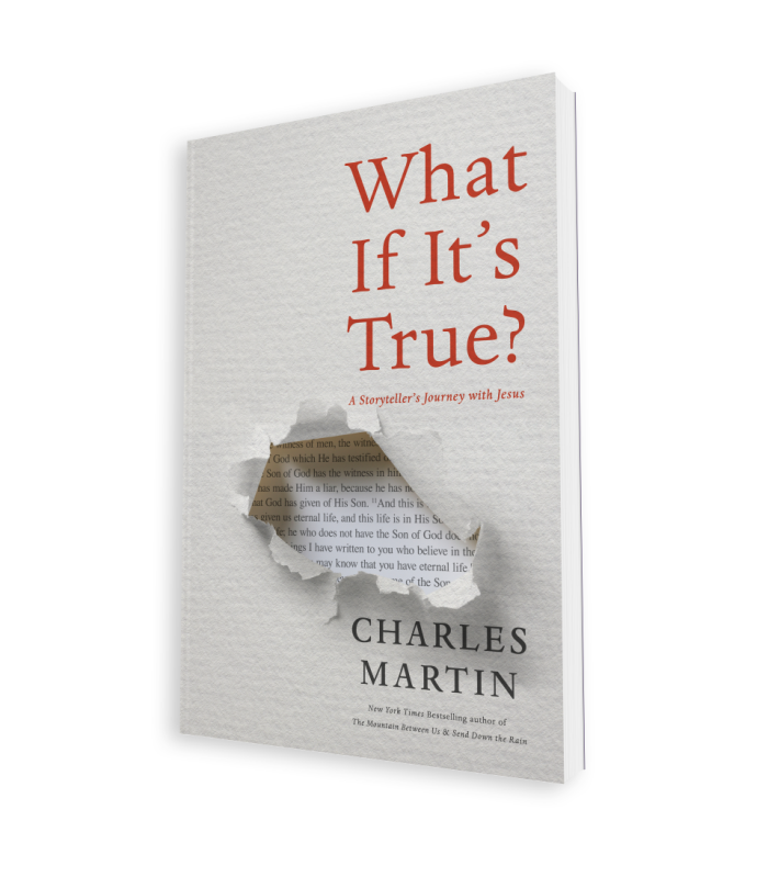 What If It's True? book cover, written by Charles Martin, set to be published January 29, 2019.
