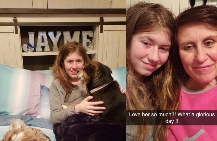 Jayme Close, 13, appears in these recent photos with her aunt Jennifer Smith and her aunt's dogs.