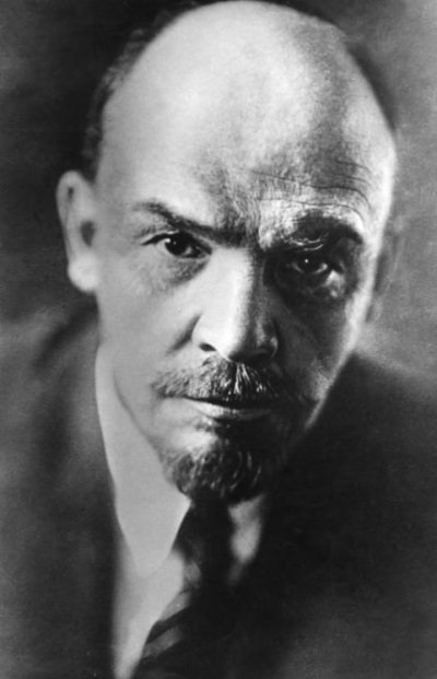 A 1920 photograph of Vladimir Ilyich Ulyanov (1870-1924), the Russian Revolution leader more commonly known by the name Lenin. 