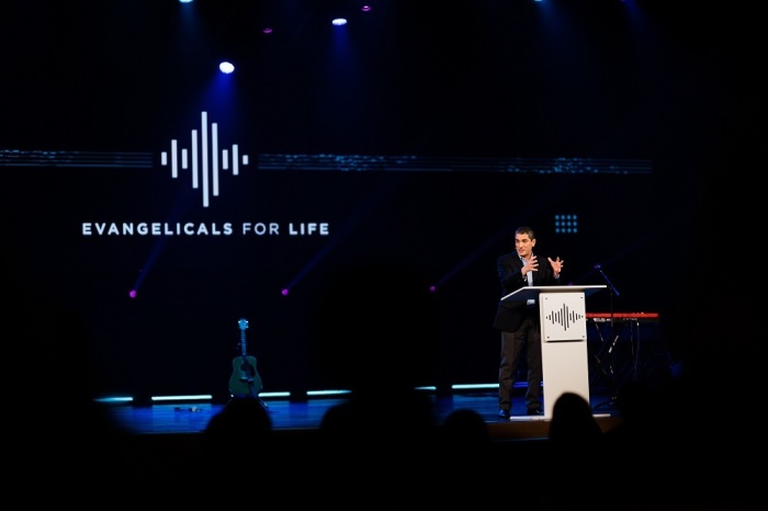 Afshin Ziafat, the pastor of Providence Church in Frisco, Texas, speaks at the 2019 Evangelicals for Life conference at the McLean Bible Church in McLean, Virginia on Jan. 17, 2019. 