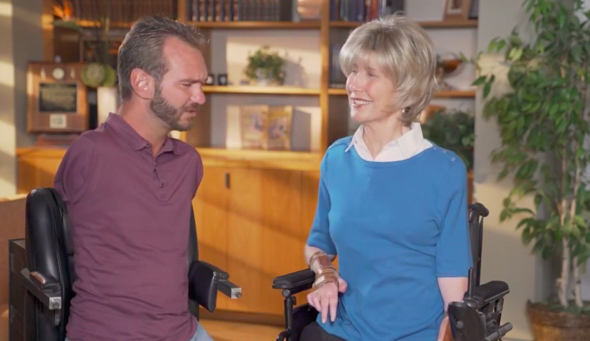Joni Eareckson Tada, head of the ministry Joni and Friends, and "limbless evangelist" Nick Vujicic discuss the sanctity of life.