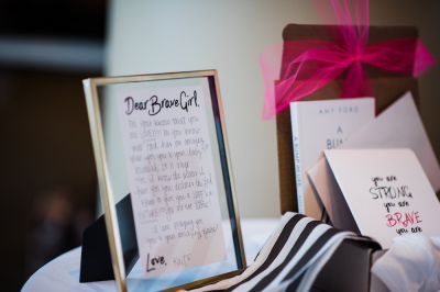 A framed message is seen at the Evangelicals for Life conference in Virginia, Jan. 17, 2019.