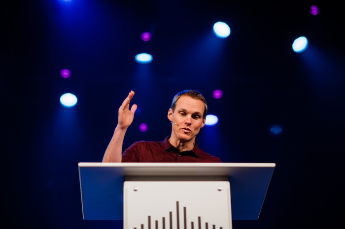 David Platt speaks at the Evangelicals for Life conference at McLean Bible Church, Jan. 16, 2019.