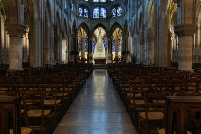 The Église Saint-Séverin in Paris. 