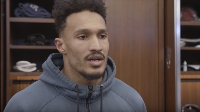 Derek Rivers, defensive end with the New England Patriots, talking about the Bible in a YouVersion video uploaded to YouTube on Jan. 31, 2019. 