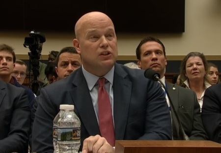 Acting Attorney General Matthew Whitaker testifies before the House Judiciary Committee in Washington, D.C. on Feb. 8, 2018.