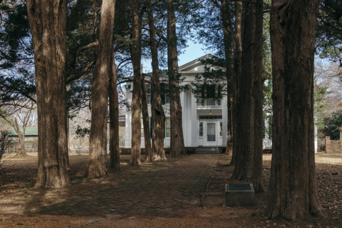 Rowan Oak in Oxford, Mississippi was the home of acclaimed writer William Faulkner. 