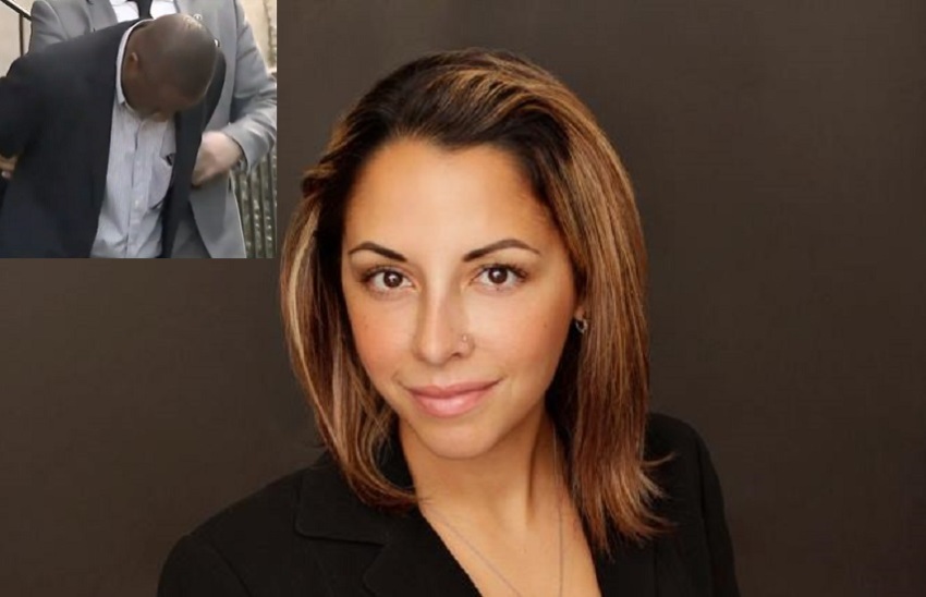 Anthony Hobson, 48 (inset), was arrested and charged on Friday, Feb. 8, 2019, with second-degree murder for the Feb. 3 attack on his pregnant ex-girlfirend Jennifer Irigoyen, 35 (pictured).