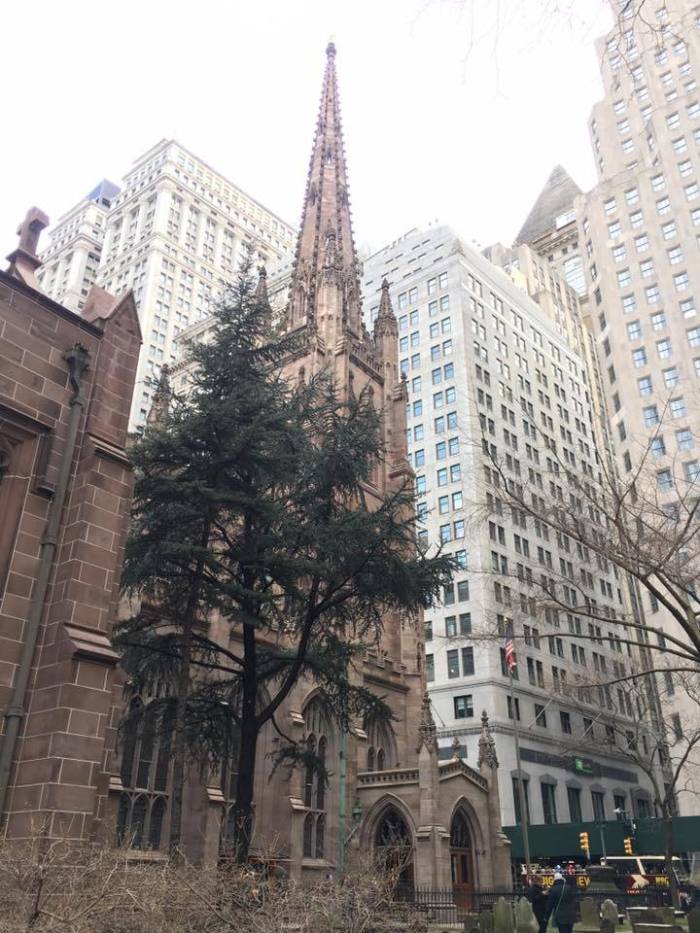 Trinity Church in Lower Manhattan, N.Y.