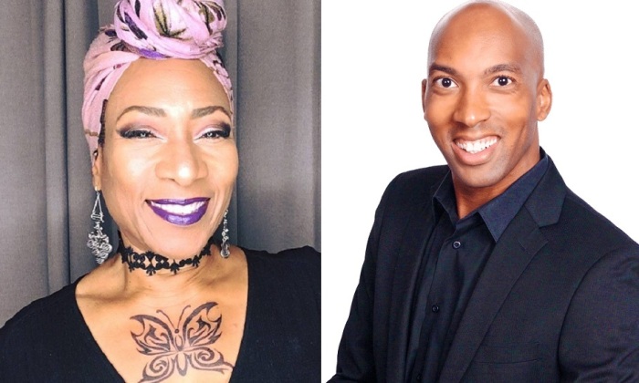 Christian witch the Rev. Valerie Love (L) and Prophet Calvin Witcher (R)