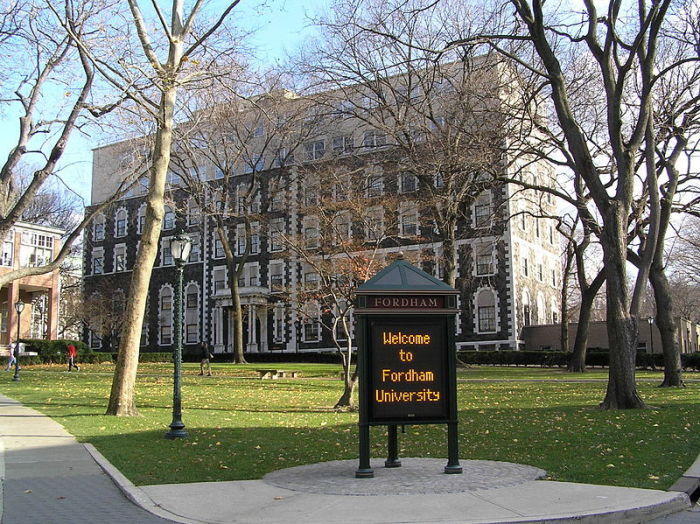 Fordham University in New York City 