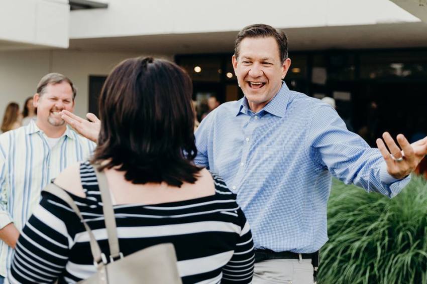 Chris Conlee (R) former lead pastor of Highpoint Church in Memphis, Tenn.