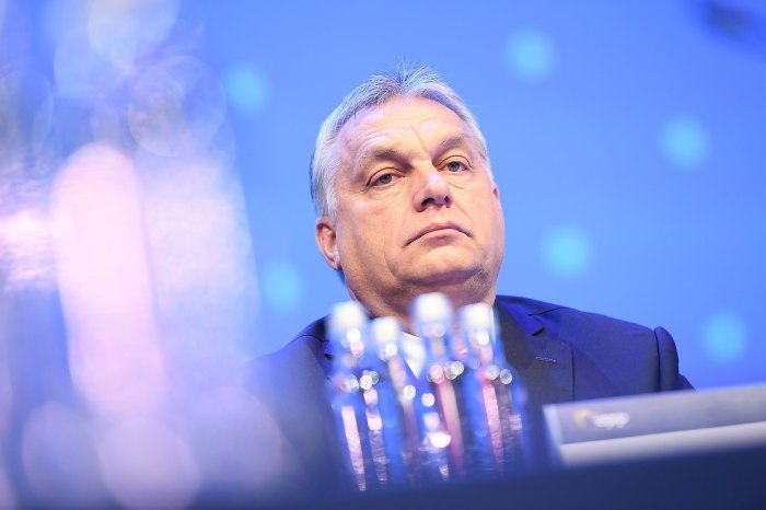 Hungarian President Viktor Orbán at the European People's Party Helsinki Congress in Finland, on Nov. 7-8, 2018. 