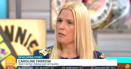 Catholic journalist Caroline Farrow speaks on Good Morning Britain about transgender ideology in September 2018.