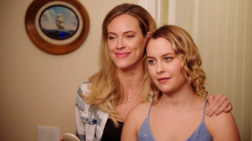 Natasha Bure and Peta Murgatroyd star in the new film," Faith, Hope & Love," March 2019