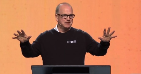 Danny Akin, president of Southeastern Baptist Theological Seminary and professor of preaching and theology, giving remarks at The Gospel Coalition pre-conference event in Indianapolis, Indiana on Monday, April 1, 2019. 