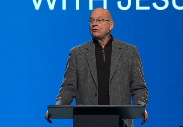 Tim Keller, founding pastor of Redeemer Presbyterian Church of New York City and best-selling author, speaks at The Gospel Coalition's 2019 National Conference in Indianapolis, Indiana on Monday, April 1, 2019. 