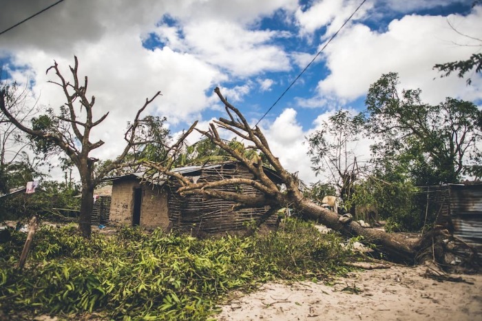 The Dondo Secondary School in Dondo, Mozambique (outside of Beira) was heavily damaged by Cyclone Idai.
