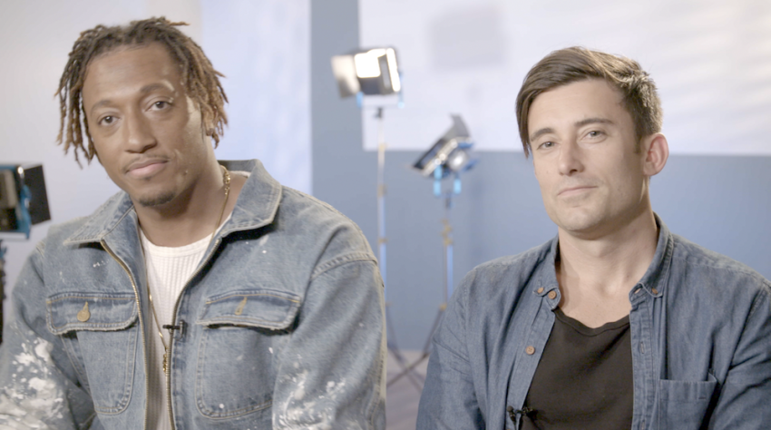 Lecrae and Phil Wickham on the set of "Breakthrough," Winnepeg, Canada, 2018.