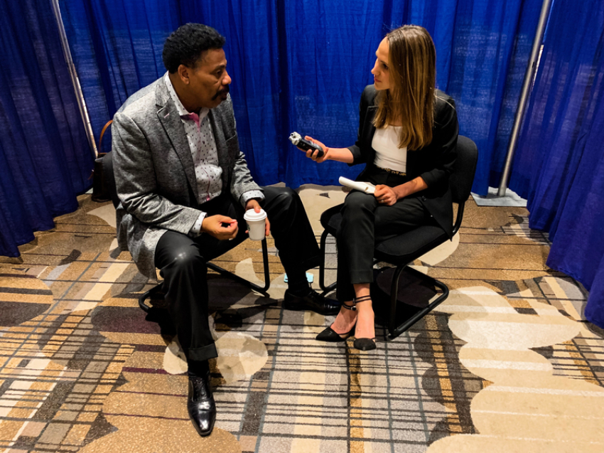 Dr. Tony Evans speaks with The Christian Post at Proclaim 19, the NRB International Christian Media Convention.