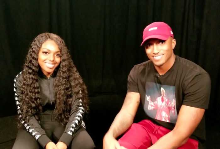 Lecrae and the first ever female artist signed to Reach Records, Wande, Orlando, April 11, 2019
