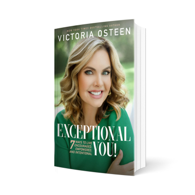 Victoria Osteen's new book, Exceptional You!, April 2019