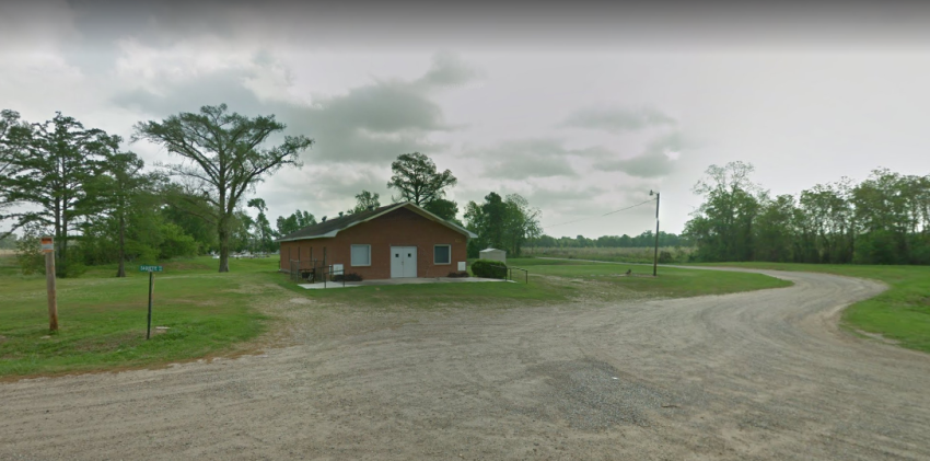 St. Mary Baptist Church in Port Barre, Louisiana, is seen here before being the first of three historically black churches to be destroyed by arson in recent weeks.