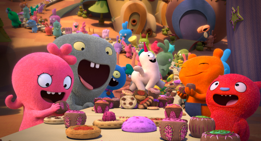 "UglyDolls," based on the toy line created in 2001 and directed by Kelly Asbury (Shrek 2, Gnomeo and Juliet), releases May 3 from STX Films.