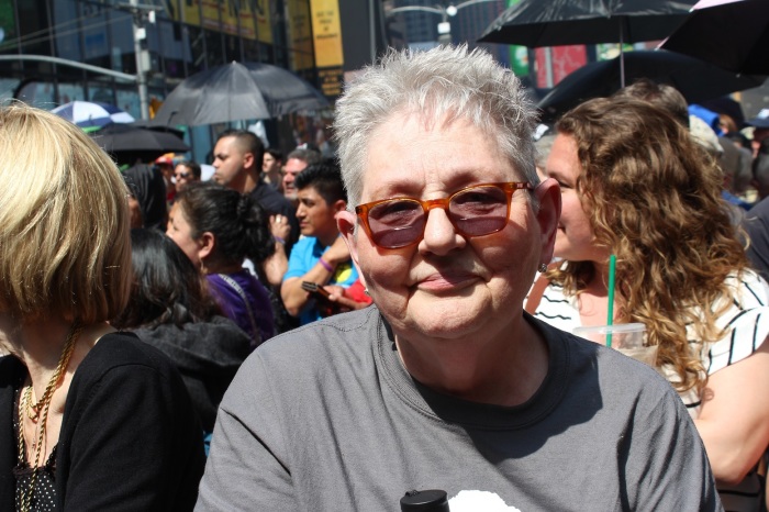 Abortion survivor Mary Pendergraft at the 'Alive From New York' event hosted by Focus on the Family in Times Square New York City on May 4, 2019.