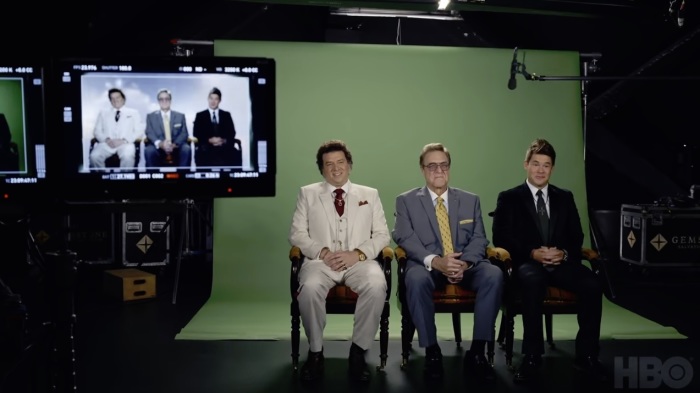 John Goodman (L), Danny McBride (M) and Adam DeVine (R) star in the new HBO series 'The Gemstones.' 