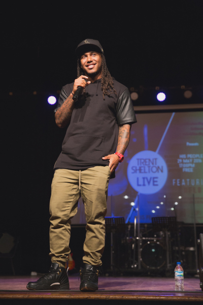 Trent Shelton, former NFL wide receiver turned speaker releases his debut book “The Greatest You”, May 7, 2019.