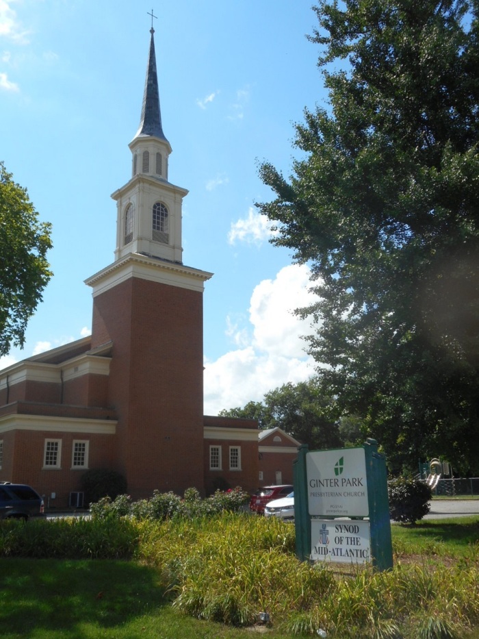 Ginter Park Presbyterian Church, a Presbyterian Church (USA) congregation located in Richmond, Virginia. 