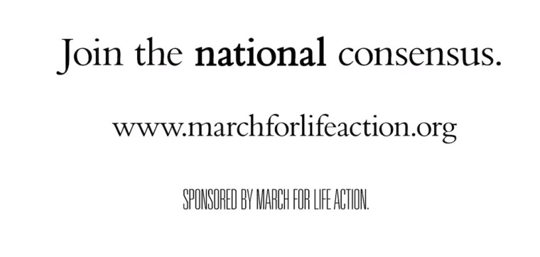 March for Life Ad